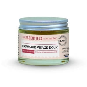 Flacon de gommage visage surfin 50ml certifié COSMOS Natural, soin exfoliant naturel
